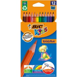 Buntstift Kids ECOlutions EVOLUTION - Kartonetui à 12 Farben sortiert