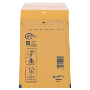 Luftpolstertaschen Nr. 2, 120x215 mm, braun, 10 Stück