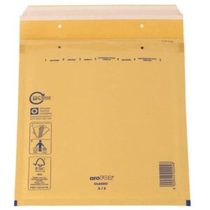 Luftpolstertaschen Nr. 5, 220x265 mm, braun, 10 Stück