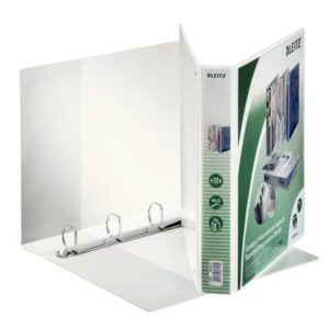 4285 Ringbuch Präsentation - A4, PP, 4 Ringe, 30 mm, weiß, mit Taschen