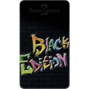 Black Edition Buntstift - 12er Metalletui