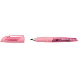Schulfüller EASYbuddy® - Feder M, rosiges rouge, inkl. Standardpatrone