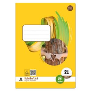 Heft LIN21 - A4, 32 Blatt, 80 g/qm, liniert