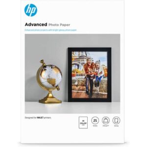 Advanced- Fotopapier - A4, hochglänzend, 250 g/qm, 25 Blatt