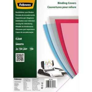 Deckblätter - A4, PET 150 g/qm, glatt transparent, 100 Stück