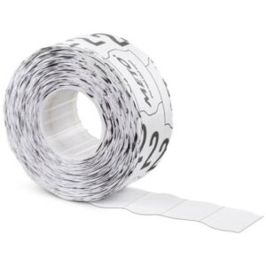 Preisauszeichner-Etiketten, 2-zeilig, 26 x 16 mm, permanent haftend, weiß
