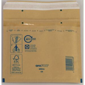Luftpolstertasche braun 200x175 CD/DVD