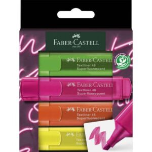 Textmarker Textliner 46 Neon - 4er Etui GenZ