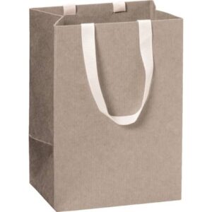 Geschenktragetasche One Colour - 10 x 14 x 8 cm, hellgrau