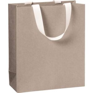 Geschenktragetasche One Colour - 18 x 21 x 8 cm, hellgrau