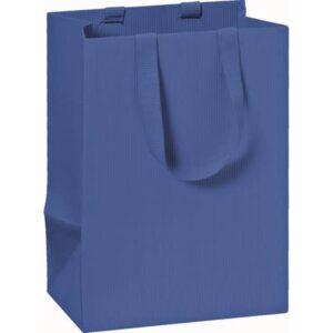 Geschenktragetasche One Colour - 10 x 14 x 8 cm, dunkelblau
