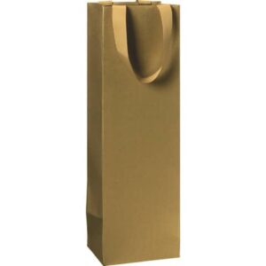 Flaschentragetasche One Colour - 11 x 36 x 10,5 cm, gold
