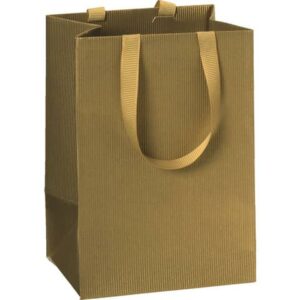 Geschenktragetasche One Colour - 10 x 14 x 8 cm, gold