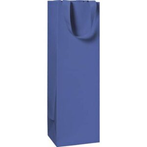 Flaschentragetasche One Colour - 11 x 36 x 10,5 cm, dunkelblau