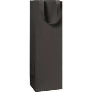 Flaschentragetasche One Colour - 11 x 36 x 10,5 cm, schwarz