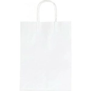 Geschenktragetasche - 24 x 12 x 31 cm, 20 Stück, weiß