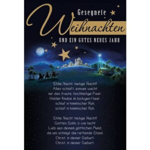 D.T. Weihnachtskarte - inkl. Umschlag