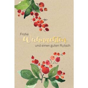 D.T. Weihnachtskarte - inkl. Umschlag