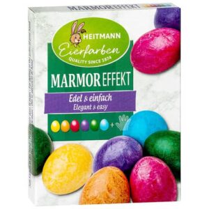 Ostereierfarbe Marmor Effekt - 6 Farben sortiert