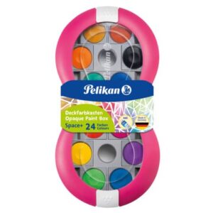 Farbkasten Space+ magenta, 24 Farben inkl. 7,5 ml Deckweiß