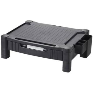 Bildschirmträger 22", 1 Fach, Kunststoff, schwarz