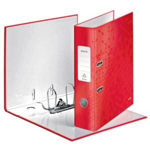 1005 Qualitäts-Ordner WOW - A4, breit, Schlitz, rot