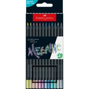 Black Edition Buntstift - 12er Kartonetui