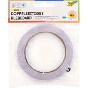 Doppelseitiges Klebeband, 10mm x 18m, transparent