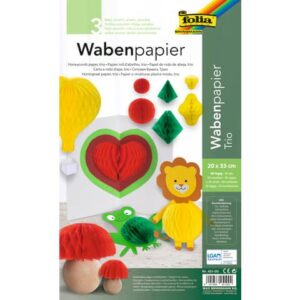 Wabenpapier - 20 x 33 cm, 3 Bögen