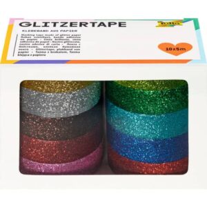Klebeband Glitter - 10er-Set