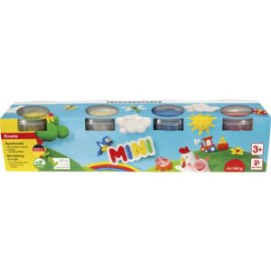 Spielknete - 4er Set, Förmchen im Deckel