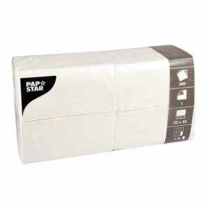 Zelltuch-Serviette, 33x33cm, 1-lagig, 500 Stück, weiß