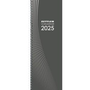 Vormerkkalender 709 - 1 Woche/2 Seiten, 10,5 x 29,5 cm, Karton, sortiert