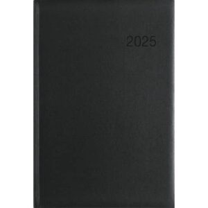 Buchkalender 766 - 1 Woche / 2 Seiten, A5, schwarz