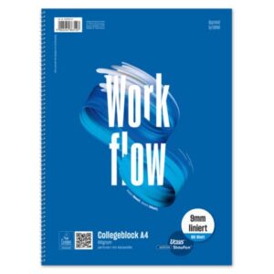 Collegeblock - A4, 80 Blatt, 60 g/qm, 9mm liniert