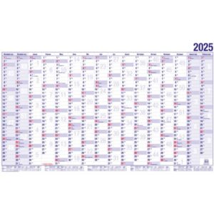 Wandkalender - A1, 16 Monate