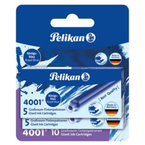 Tintenpatrone 4001® GTP/5 - königsblau, 2 x 5 Stück, Blister