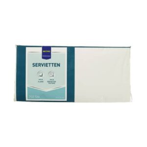 Servietten Zellltuch, 33x33cm, 3-lagig, 250 Stück, weiß
