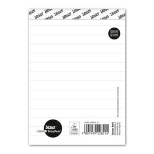 Notizblock - A6, 48 Blatt, 60 g/qm, liniert