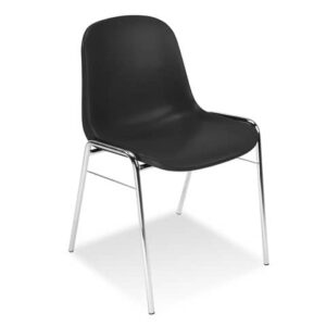 Besucherstuhl BETA K02, schwarz
