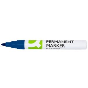 Permanentmarker, Rundspitze, ca. 2 - 3 mm, blau