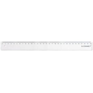 Lineal Plastik - 30 cm, transparent