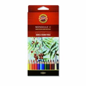 Aquarellstiftetui Mondeluz - 12er Farbkartonetui