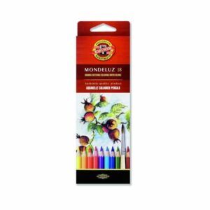 Aquarellstiftetui Mondeluz - 18er Farbkartonetui