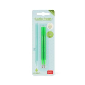 2 Ersatzpatrone für Gelstift Neon Grün