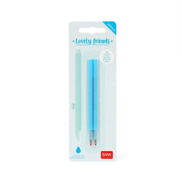 2 Ersatzpatrone für Gelstift Sky blau
