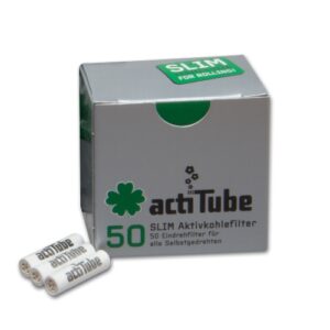 Aktivkohlefilter ActiTube Slim 7mm 50 Stück
