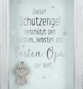 Bilderrahmen mit Spruch 1,5x5,8x8,4cm ...tollsten, liebsten und besten Opa...