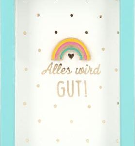 Bilderrahmen mit Spruch 1,5x5,8x8,4cm Alles wird GUT!