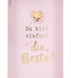 Bilderrahmen mit Spruch 1,5x5,8x8,4cm Du bist einfach die Beste!